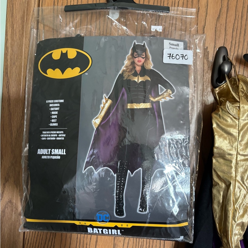 DC Comics Batgirl Costume - Black, Gold, and Purple